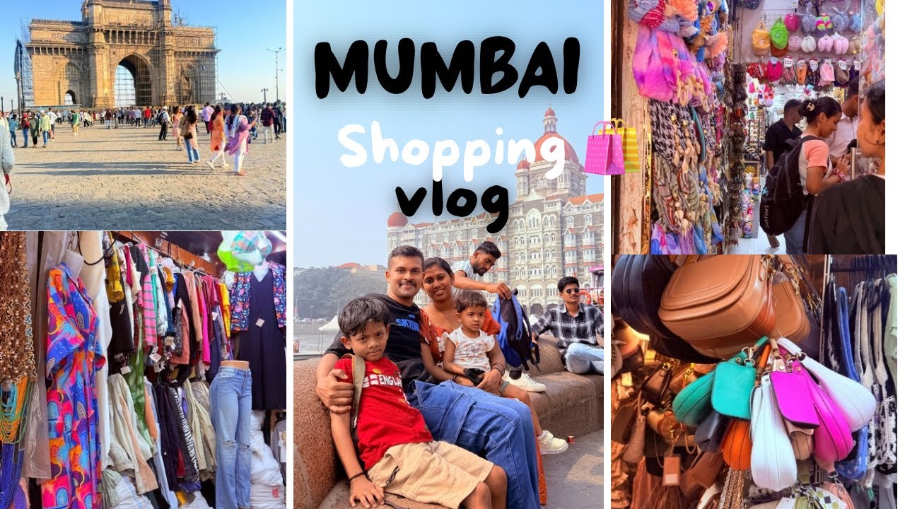 One day trip in mumbai🤪#mumbai #incredibleindia #travel #streetshopping 