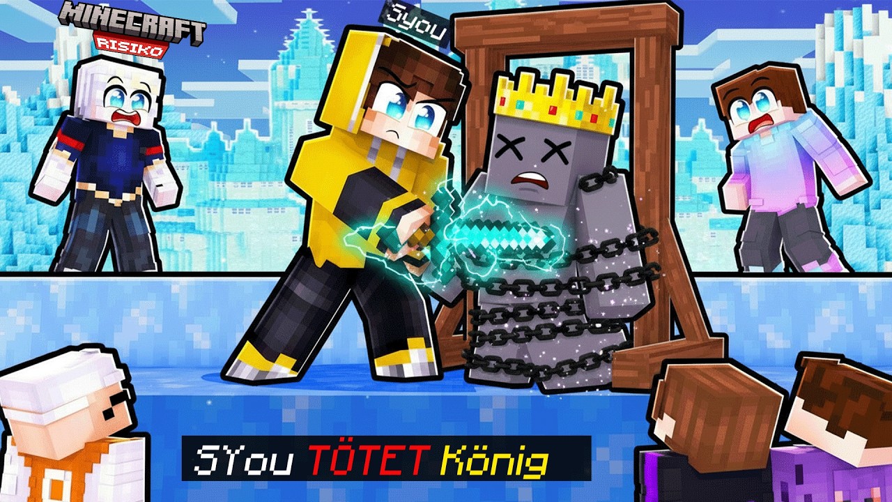 ich TÖTE und BANNE einen KÖNIG aus Minecraft RISIKO! (MEIN ERSTER KILL)