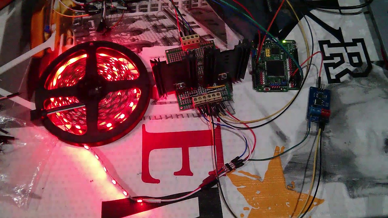RGB Led Strip Driver with IceZUM Alhambra FPGA