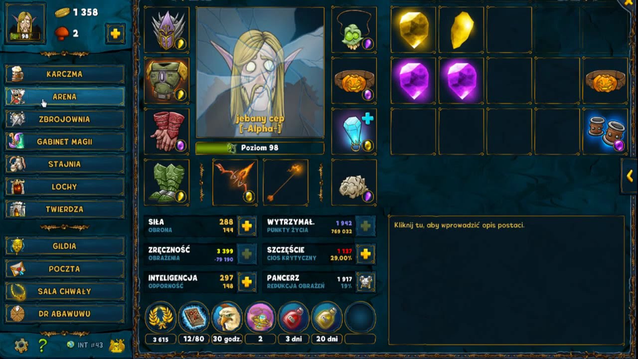 arena guide Shakes and Fidget F2P (ENG)