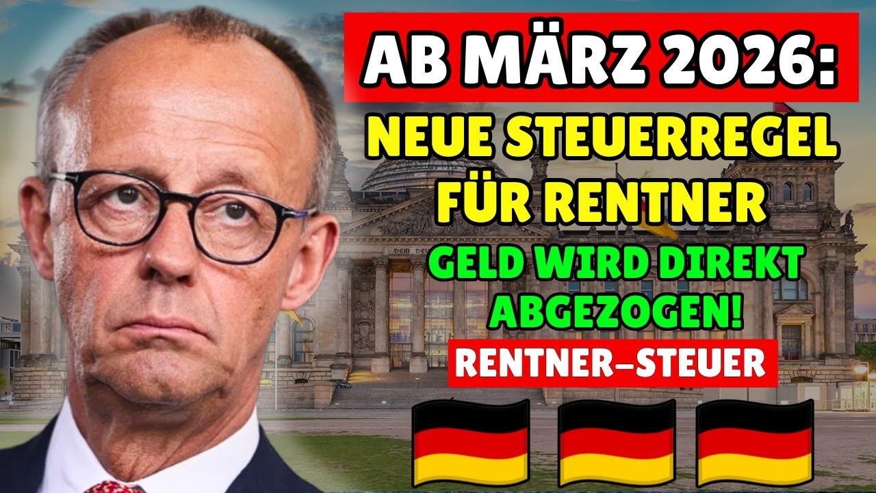 ⚠️ Ab März 2026 Neue Steuerregel für Rentner – Geld wird direkt abgezogen!