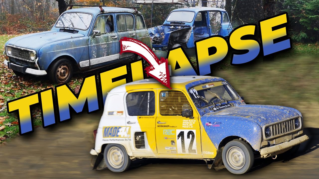 300 JOURS pour FABRIQUER une RENAULT 4L PROTO avec un MOTEUR 