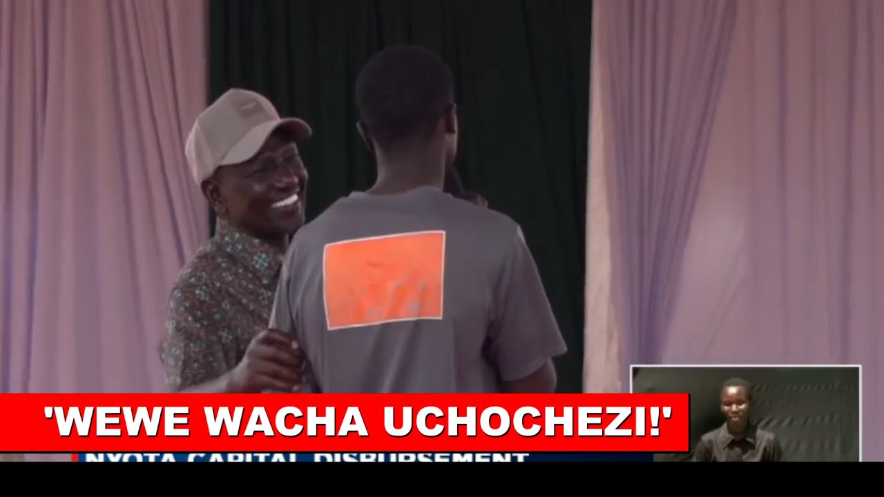 Listen to what this Kisumu GEN Z told Ruto face to face in Kisumu over Tutam slogan!