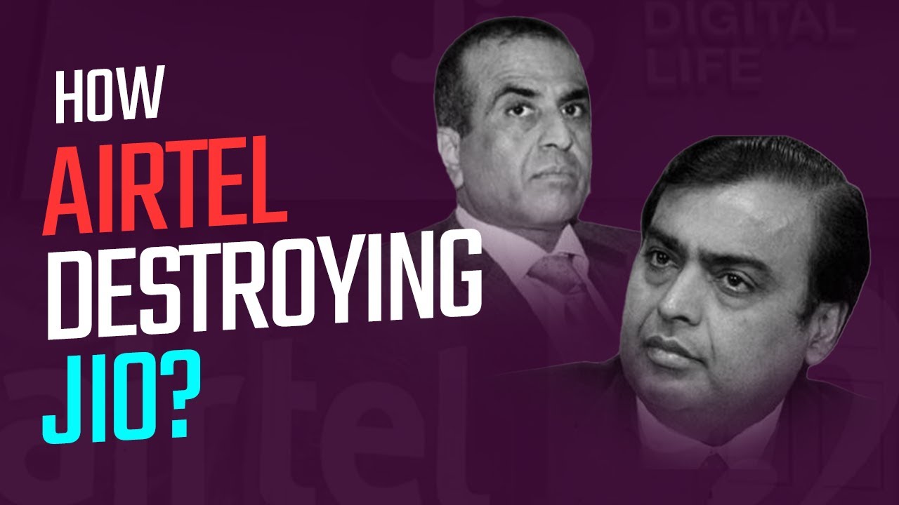 How Airtel Destroying Jio ? | Airtel Vs Jio | Business Case Study | Telecom War | FAIDEPRO | PART -1