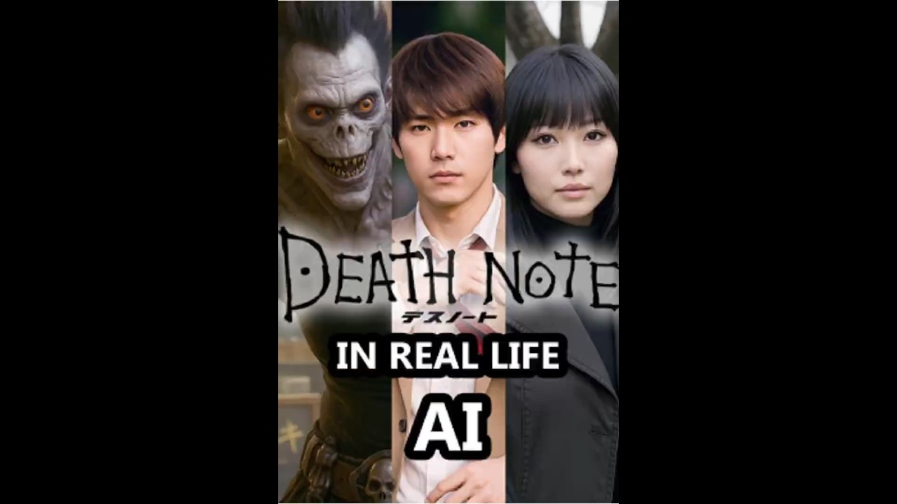 Death Note characters in real life by AI デスノート Part 1 #deathnote  #aiart #ai #anime