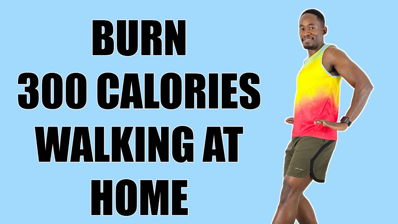 Burn 300 Calories Walking at Home No Treadmill - 30-Minute Fast Walk at Home Workout