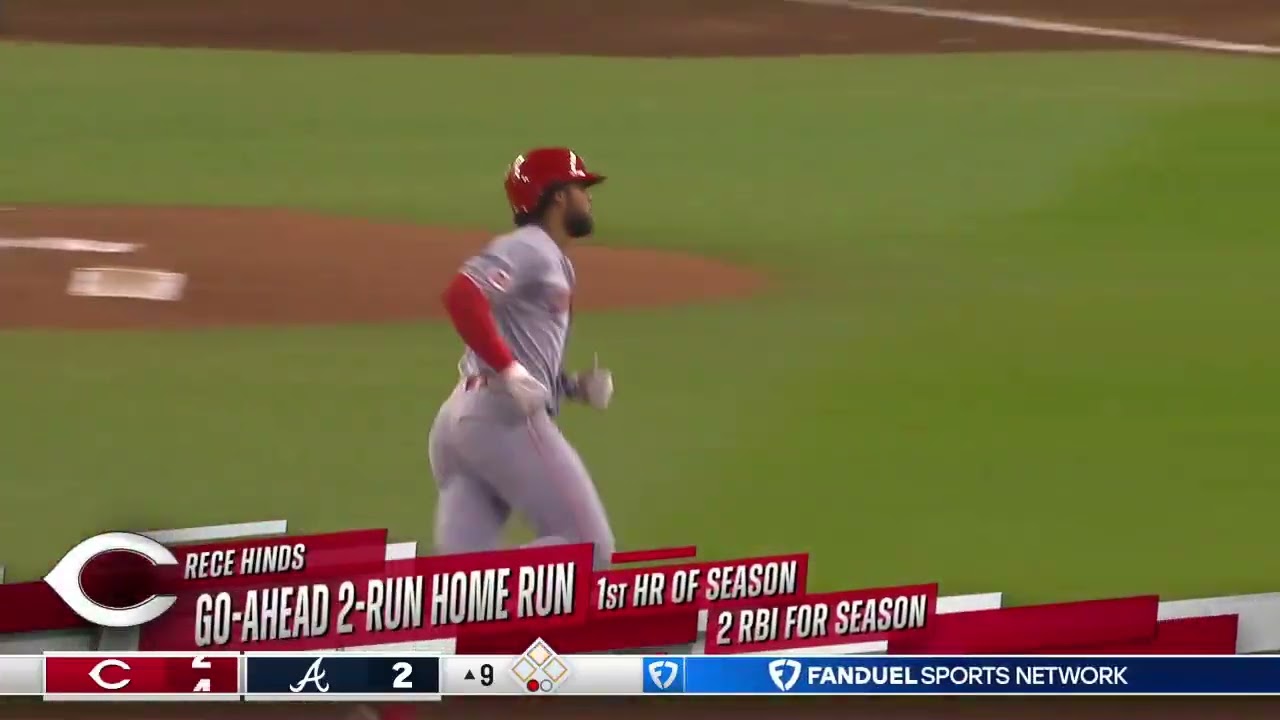 Rece Hinds' 1st home run of 2025 is a 2-run blast