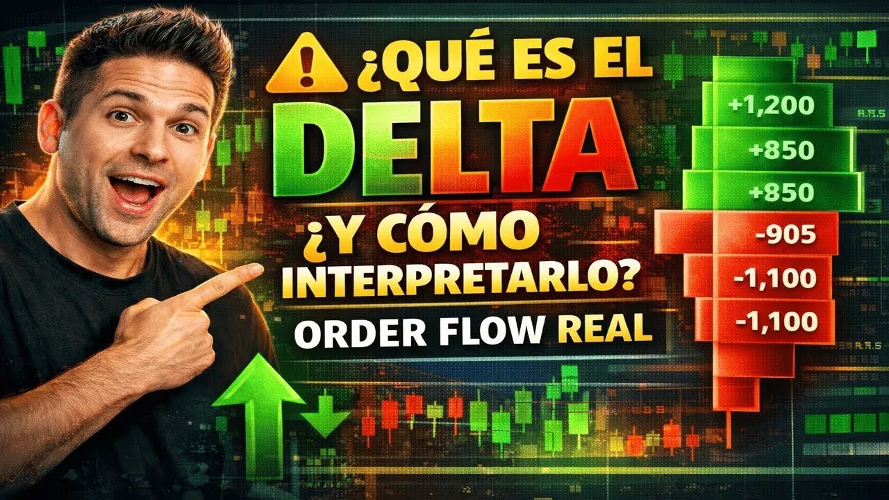 ⚠️ ¿Qué es el DELTA y cómo interpretarlo    Order Flow real