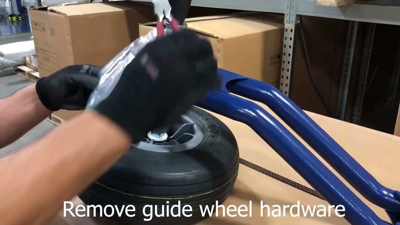 How to install a Robopac Robot S7 portable stretch wrapper