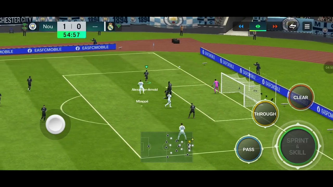 Noureddin ( Manchester City ) v/s ----a ( Real Madrid ). FC Mobile. Enjoy online football match ⚽️⚽️