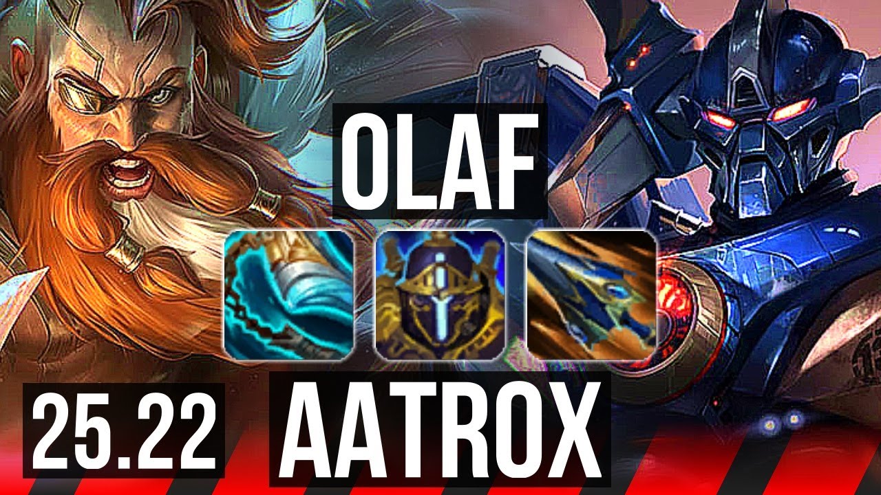 OLAF vs AATROX (TOP) | 13/2/10, 50k DMG, Dominating | EUW Master | 25.22