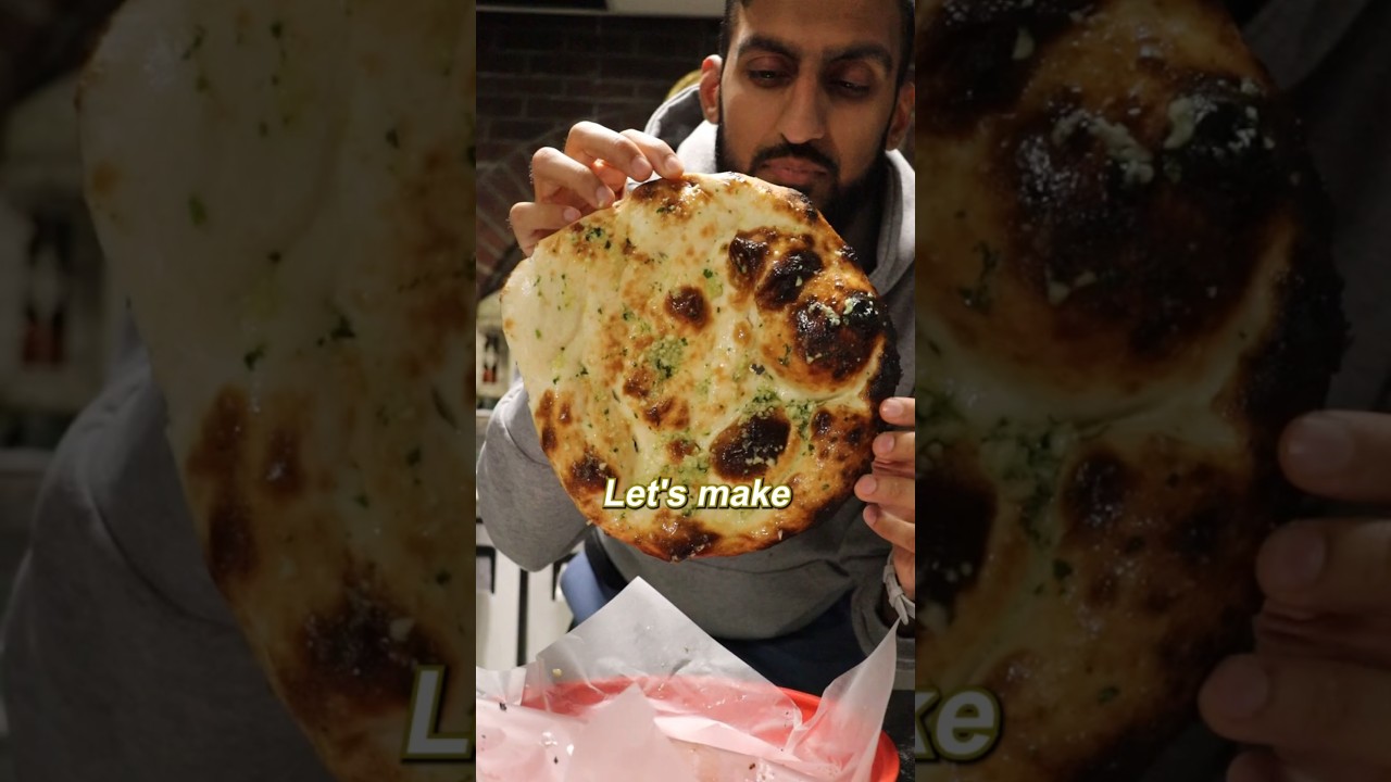 How to Make Garlic Butter Naan in a TANDOOR OVEN