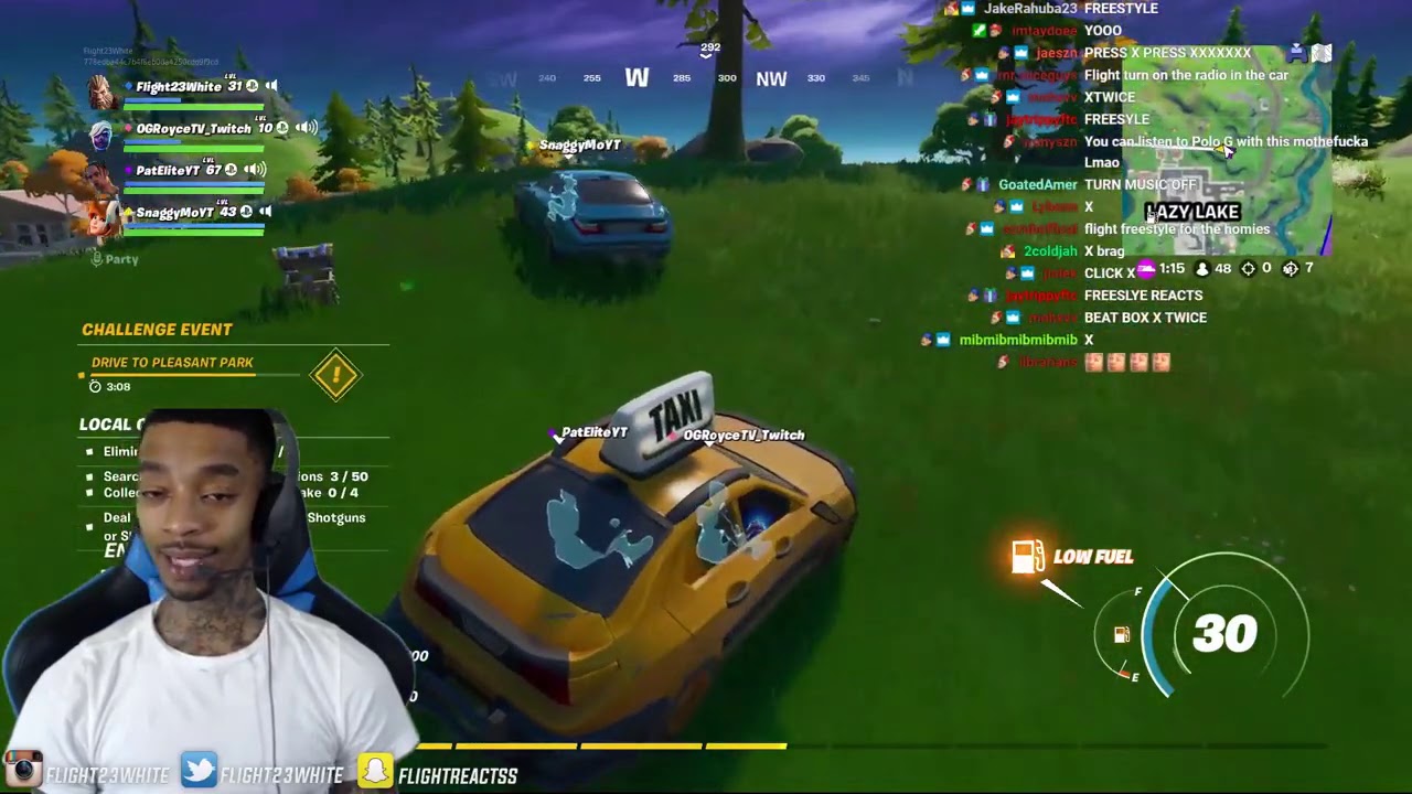 FlightReacts Playing Fortnite Before Season 4... (COMES UP CLUTCH!)