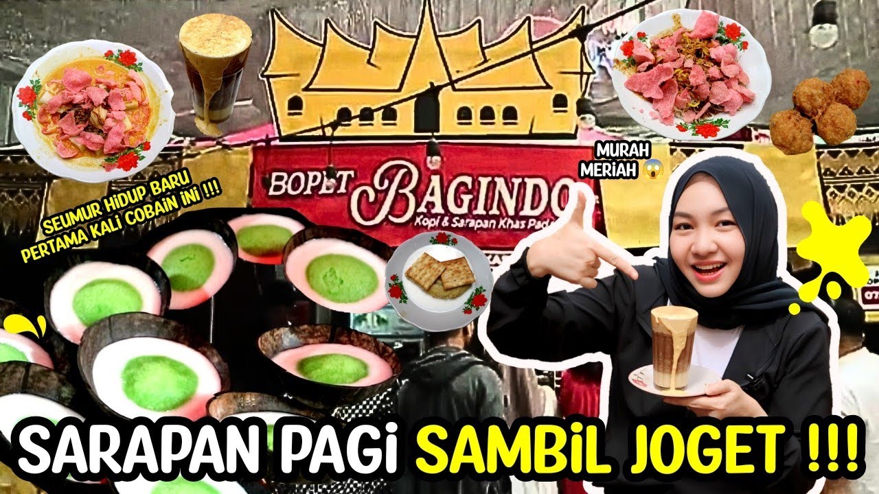 NGANTRI SARAPAN PAGI KHAS MINANG YANG VIRAL DI BANDUNG !!! HARGANYA MURAH MERIAH DI BAGINDO BOPET 😱