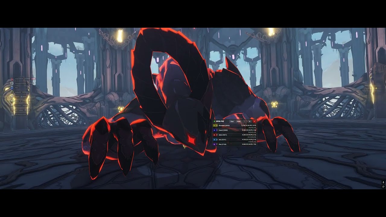 BPSR: Stormblade (Moonstrike) POV - Bone Nightmare (25.7kGS - 124kDPS)
