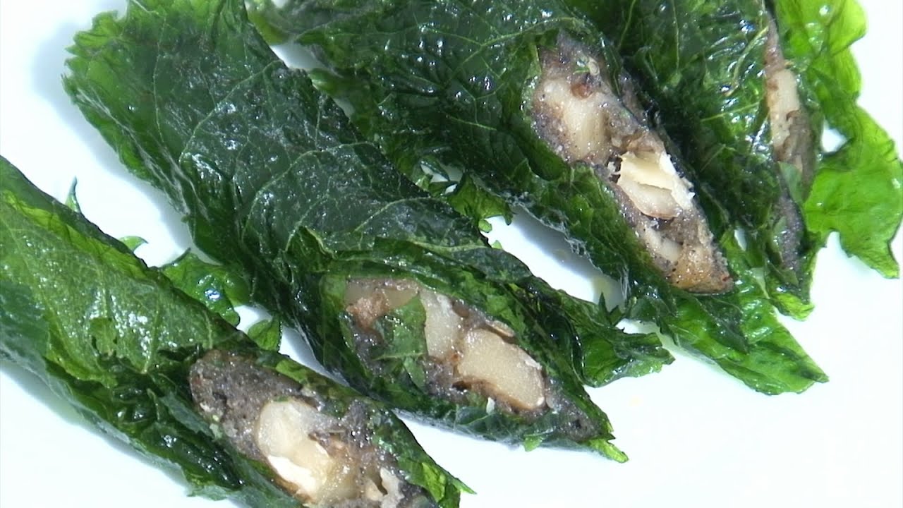 Traditional Sendai, Japan Snack Shiso-Maki