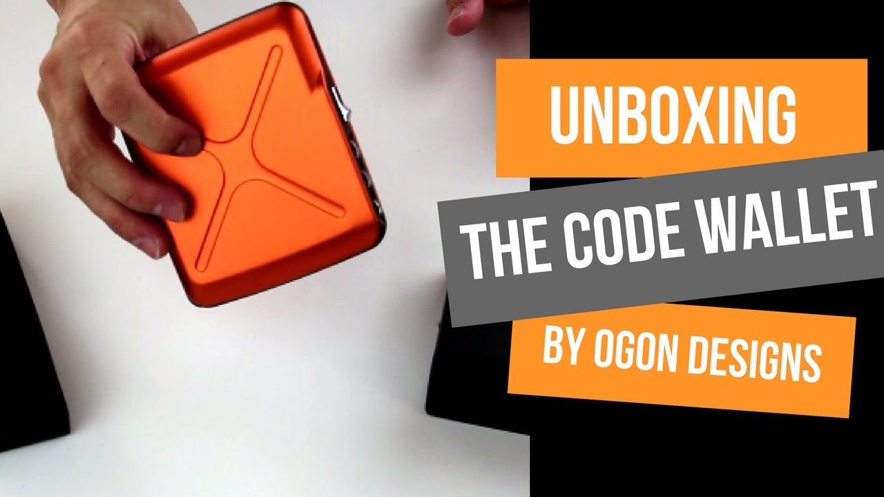 Unboxing The Code Wallet by Ogon Designs