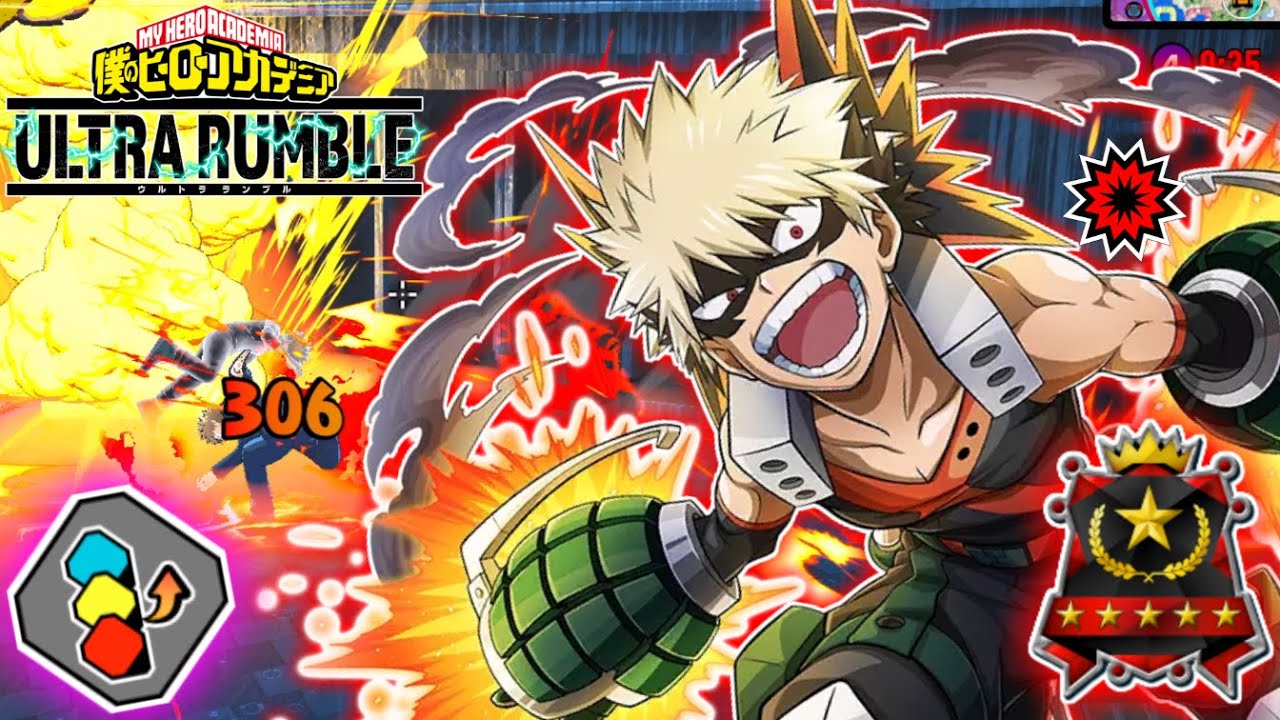 Fixer Strike Bakugo Ace Ranked in My Hero Ultra Rumble