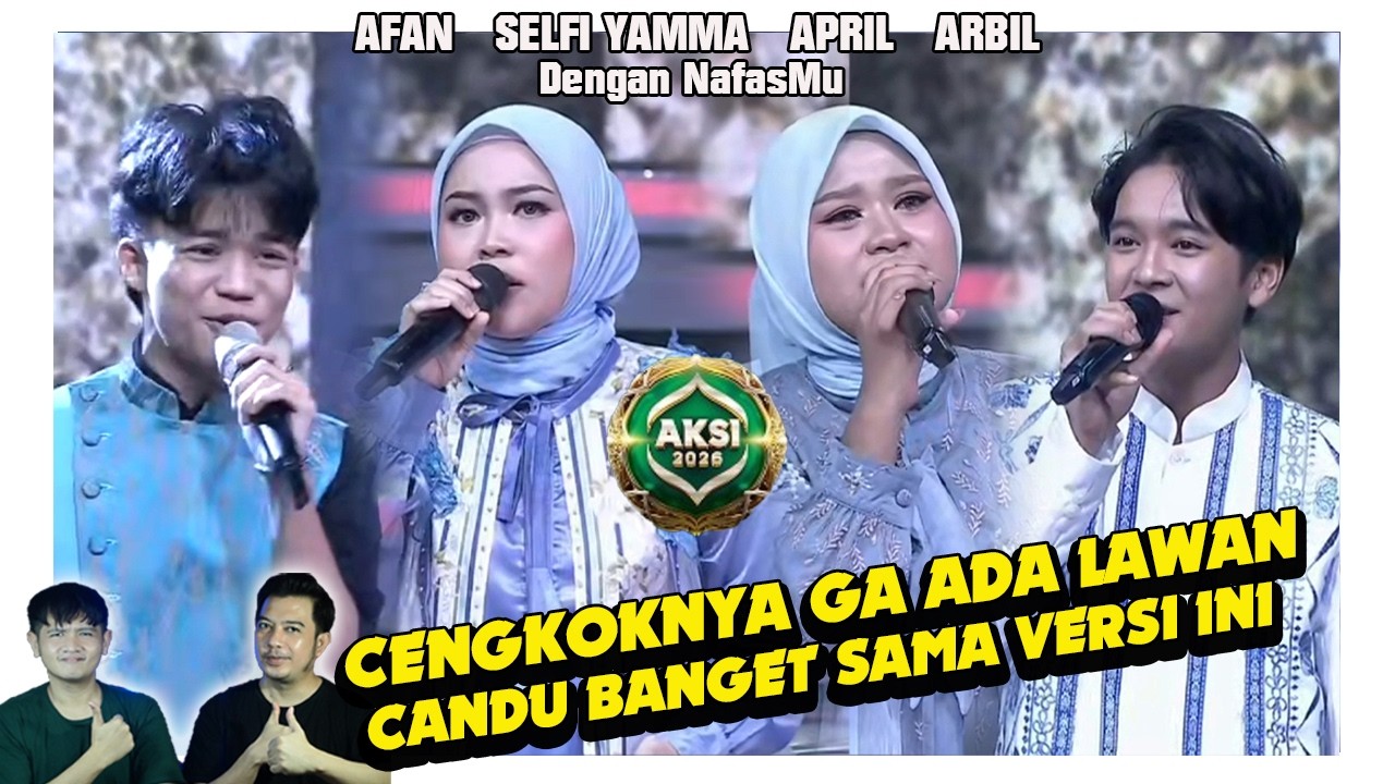 Bikin candu !! Selfi Yamma, Afan, April, & Arbil Dengan NafasMu asik dan kompak banget.