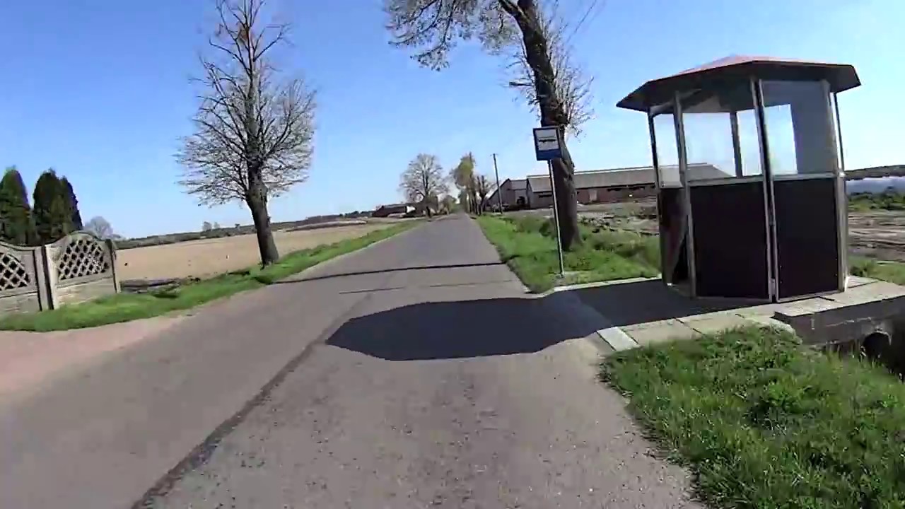 Rowerem po gminie Krobia (timelapse)
