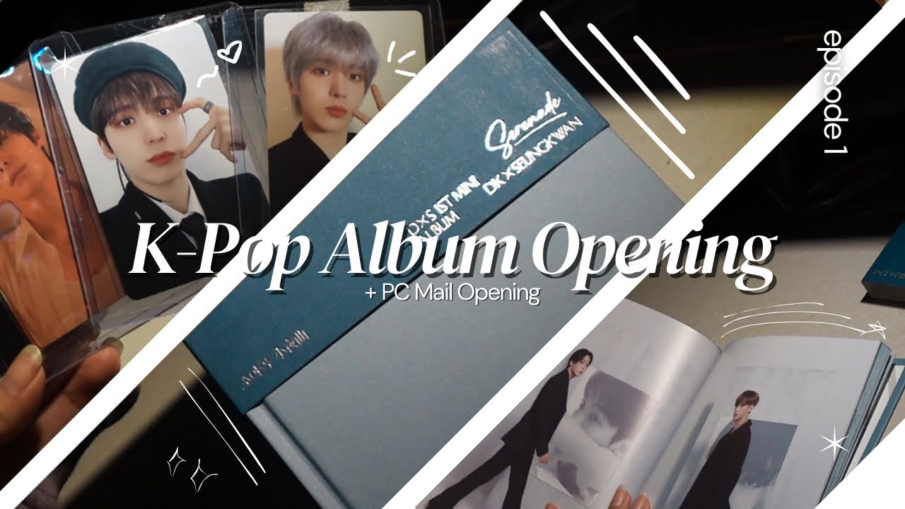 K-Pop Album Unboxing + PC Mail Opening (no music, all vibes) | EPISODE 1 | K-Pop With KK & Livvi