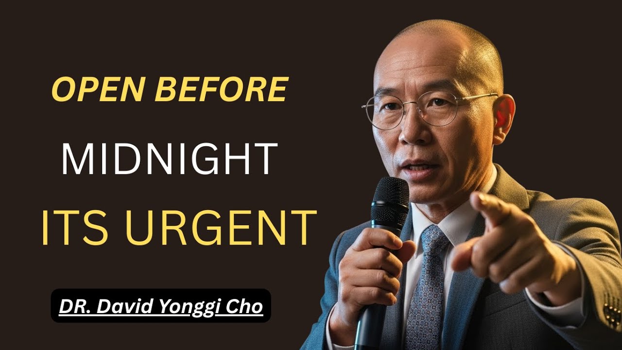 Open This Before Midnight — It’s Important! - Dr David Yonggi Cho Message