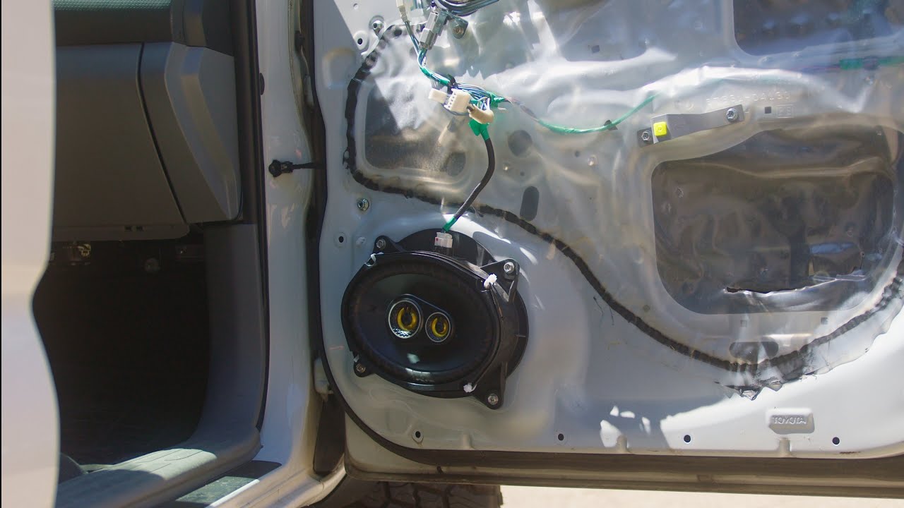 Toyota Tacoma Speaker Mod | Reusing OEM Speakers as Adapters (2nd Gen)