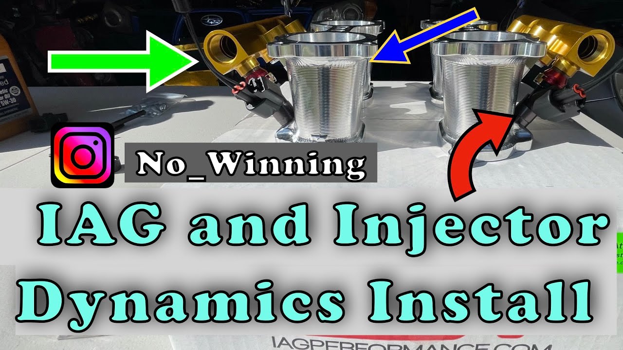 Installing Injector Dynamics, TGV Housings, IAG Fuel Rails (gold) on my 2012 Subaru STI #subaru
