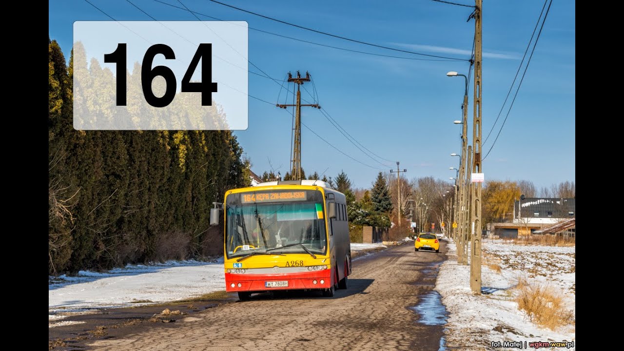 [164] Autobusem po Warszawie: EC Siekierki - Kępa Zawadowska (p. Calową)