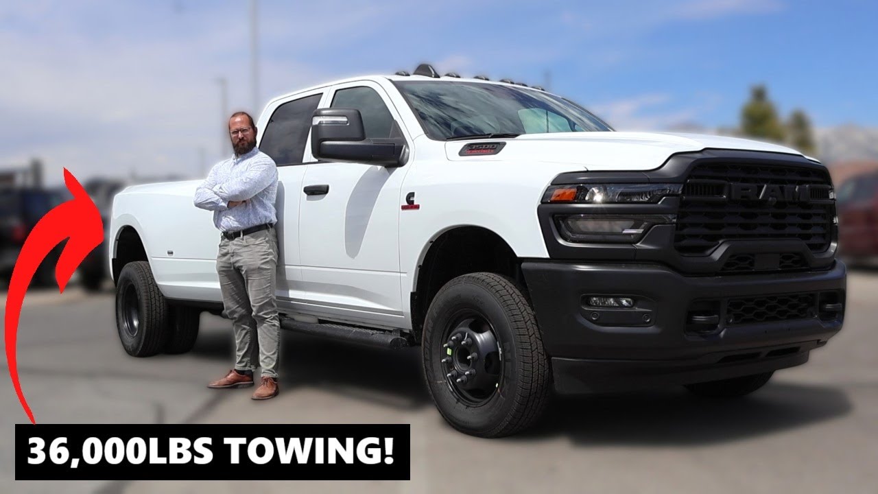 36,000lbs Of Towing Is Insane! //2026 Ram 3500 Tradesman Dually//
