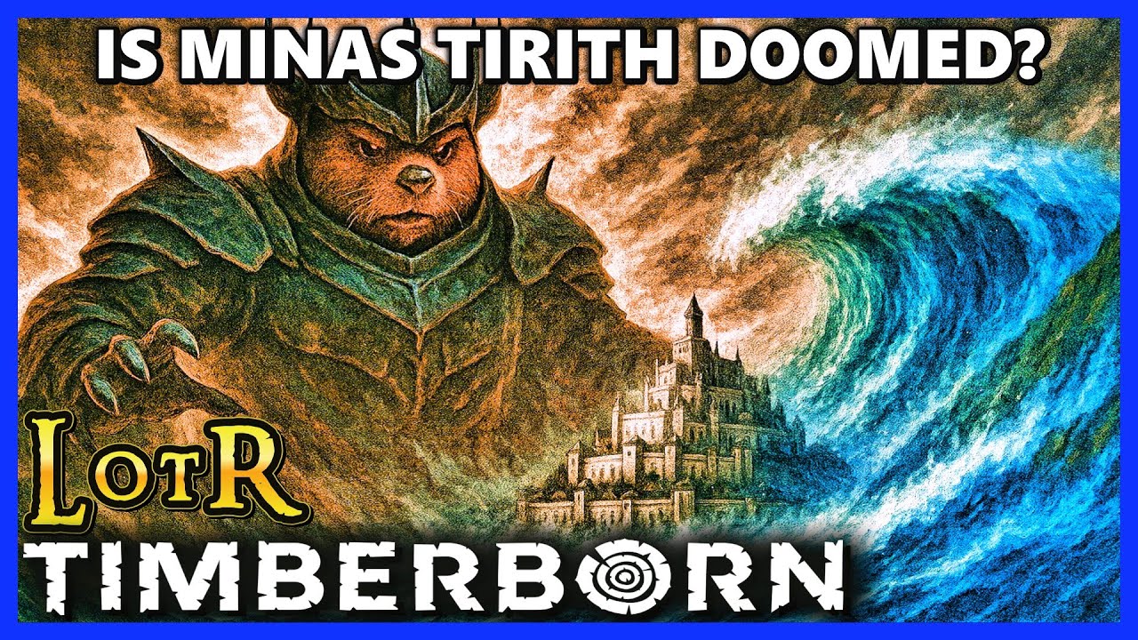 СИЛЬНОЕ НАВОДНЕНИЕ! Я копал слишком жадно и слишком глубоко.. - Timberborn LOTR, эпизод 30