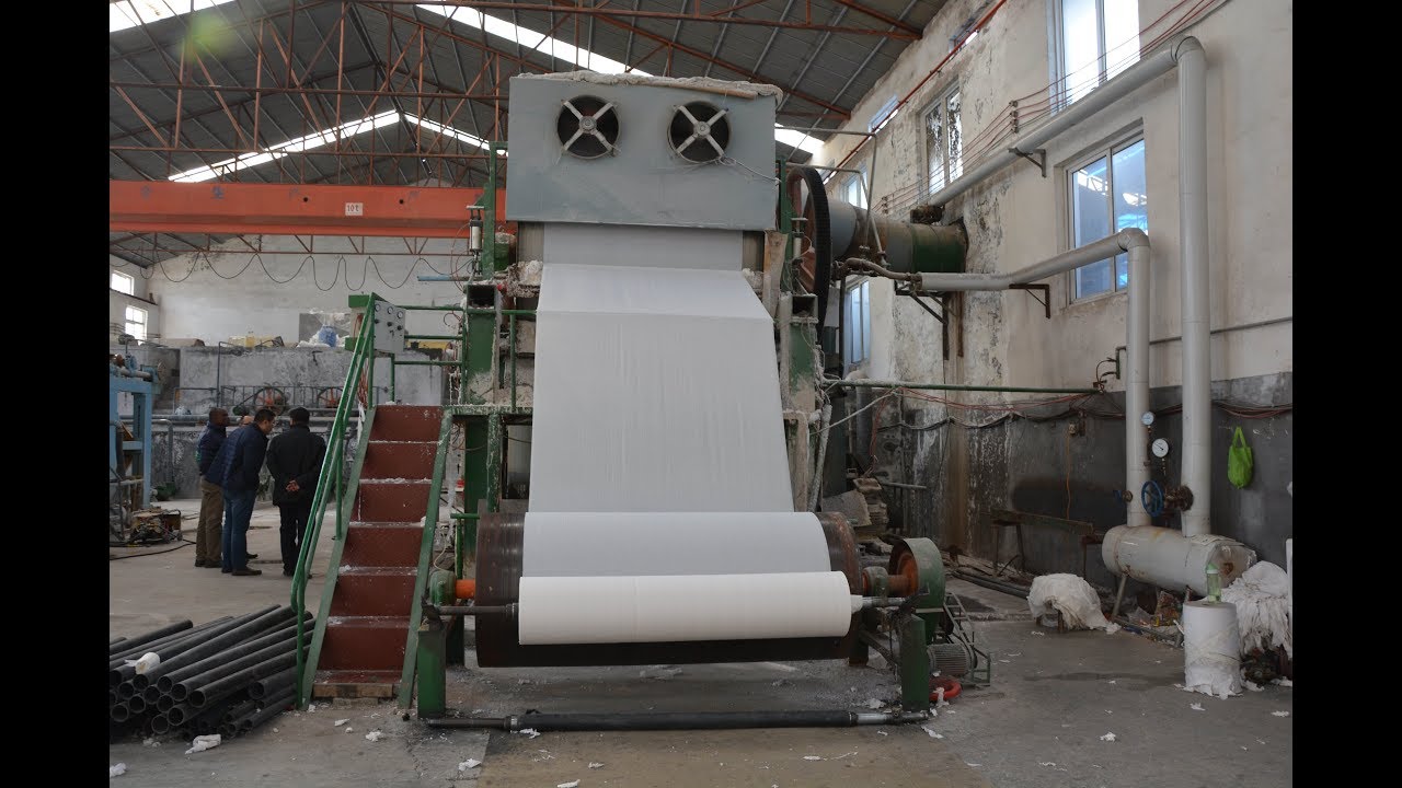 Waste paper recycling | 1880mm 5TPD tissue paper production line