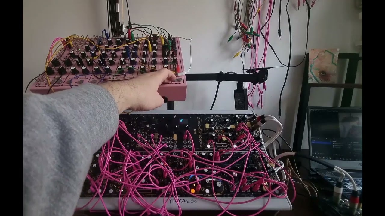 Breaking down my gestural performance setup | Eurorack, Pulsar23, Landscape Allflesh