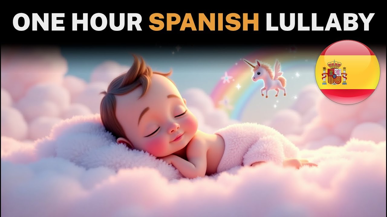 1 HOUR Spanish Lullaby ♫♫♫ Soothing Music For Babies To Go To Sleep