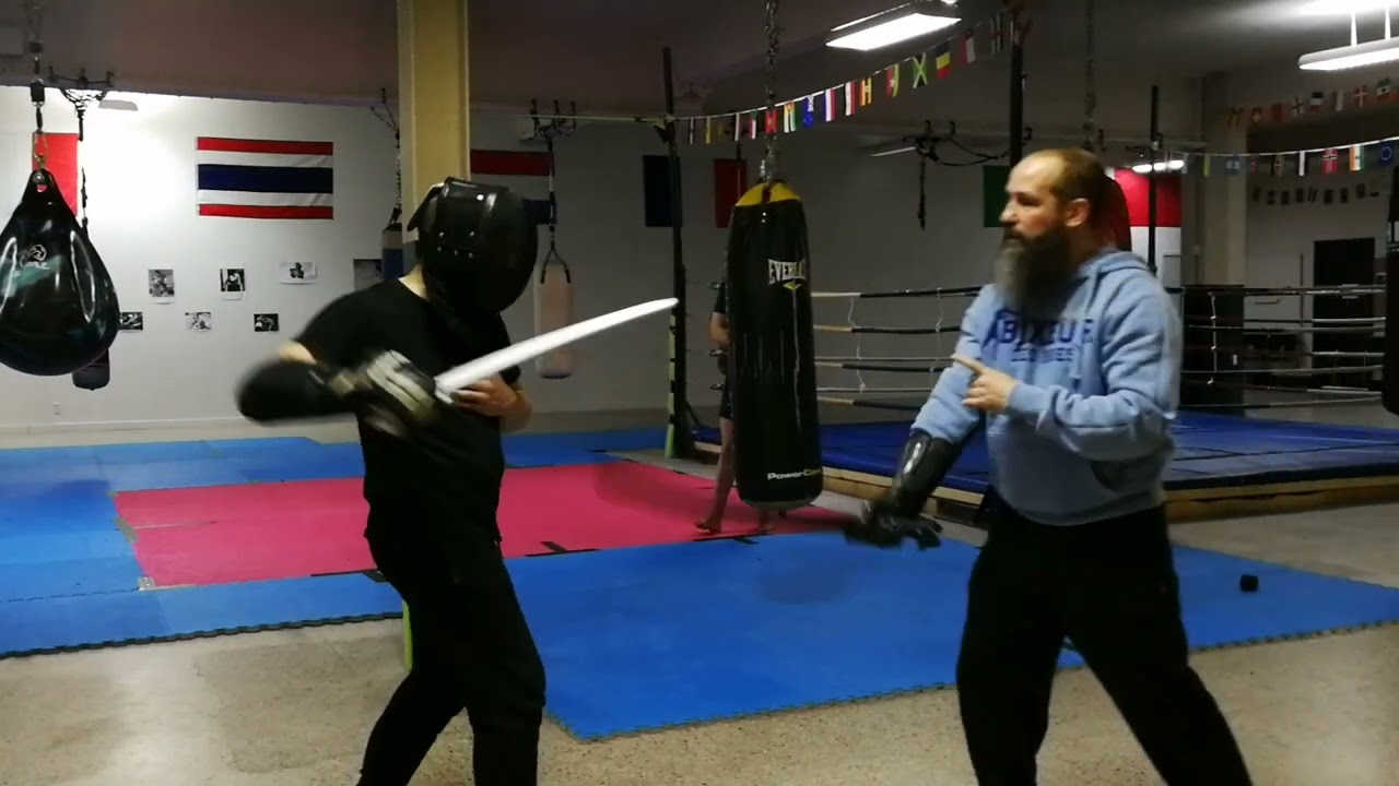 KALIS ILUSTRISIMO : SAMPAL (slapping parry) with KINABAY-AN