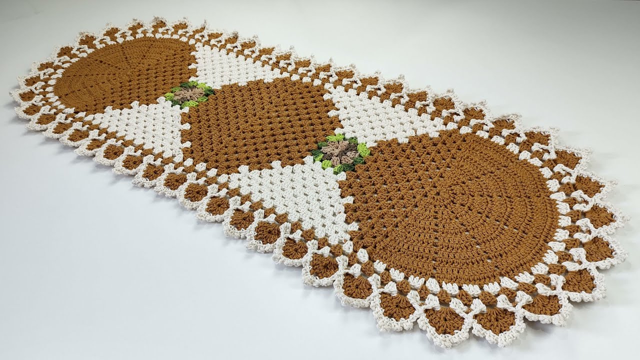 PASSADEIRA OVAL DE CROCHÊ QUERIDINHA  /parte 1  #crochet #artesanato #passoapasso