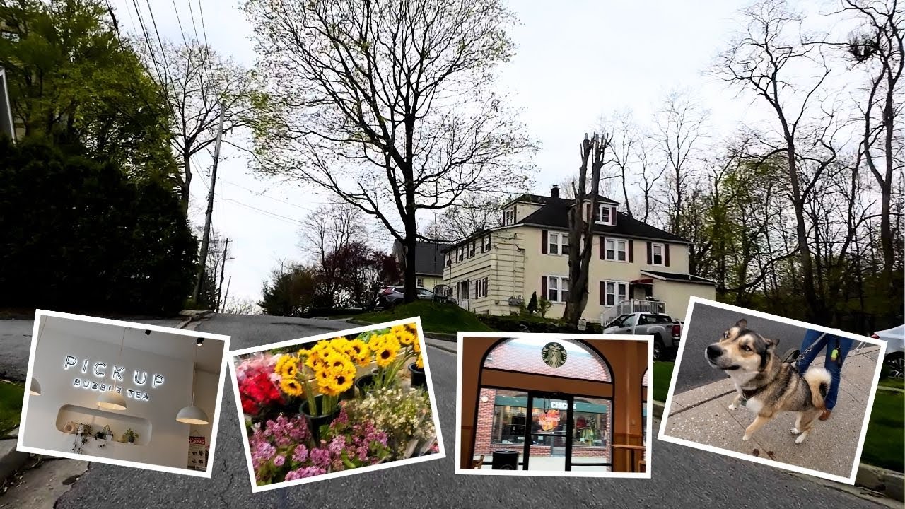 Mount Kisco Walking Tour + Pick-Up Bubble Tea + Mount Kisco Farm + Starbucks | Mini Tour Part 6