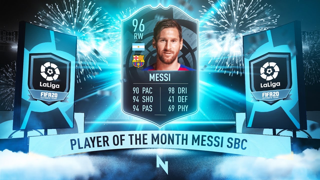 96 PLAYER OF THE MONTH MESSI SBC! - FIFA 20 Ultimate Team