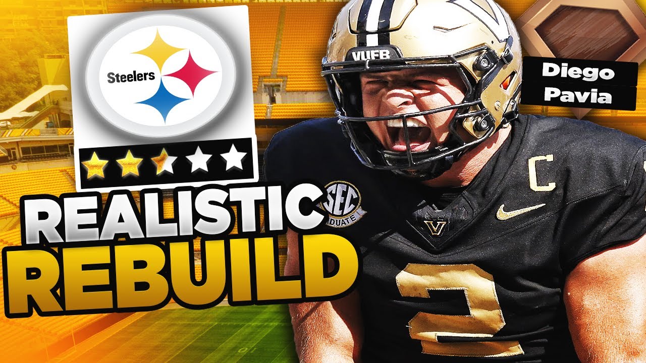 Diego Pavia Becomes A LEGEND | Madden 26 Pittsburgh Steelers Realistic Rebuild