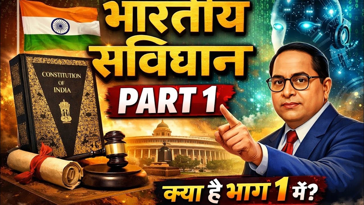भारतीय संविधान PART 1 | Indian Constitution Explained in Hindi | With AI 🤖