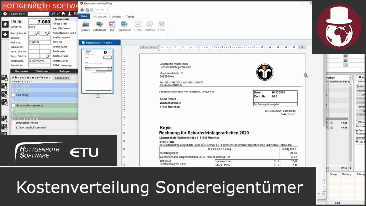 Kostenverteilung Sondereigentümer - KAMIN Futura