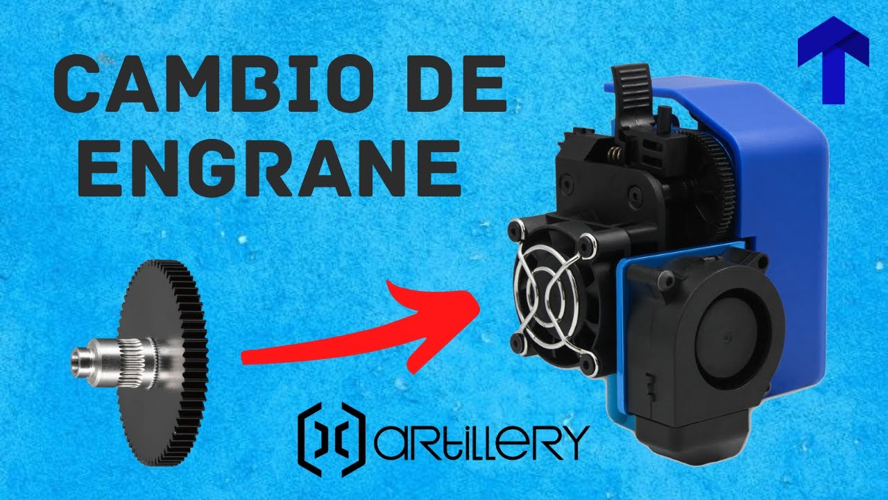 Cambiar el engranaje del extrusor Artillery Genius | TecnoJeen