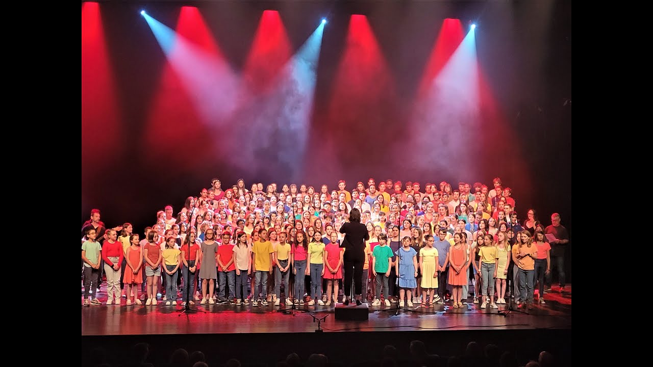 Concert Michel Berger 30 mai 2022 avec les chorales des collèges du secteur Périgueux Alentours