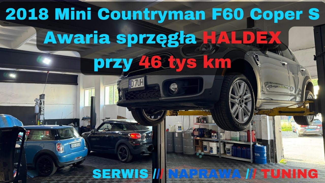 Czy warto wymienić olej w sprzęgle HALDEX ?Mini Countryman F60 Cooper S Awaria HALDEX przy 46 tys km