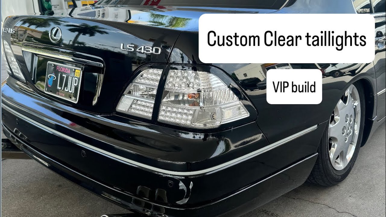 Lexus LS430 Clear taillights
