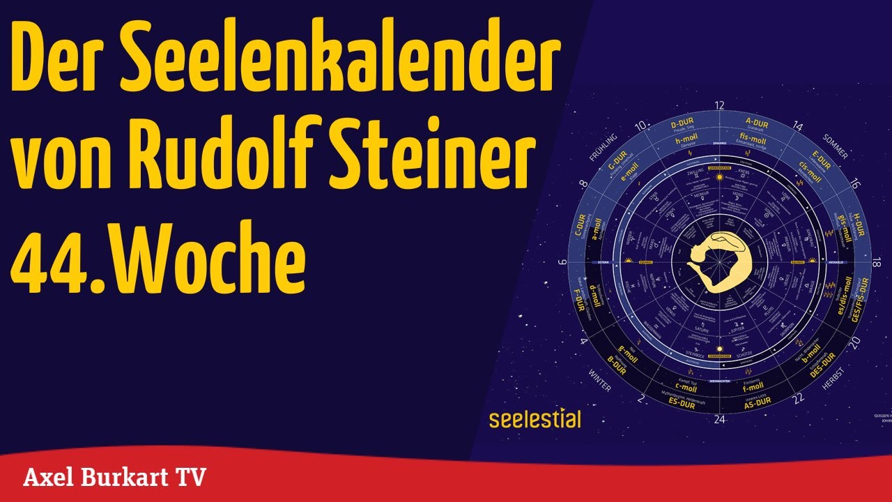 Axel Burkart TV-Anthroposophischer Seelenkalender von Rudolf Steiner 44. Woche
