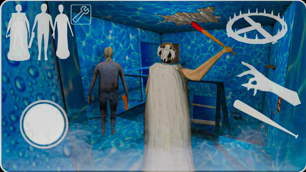 Playing As Granny Game Horror Escape Gameplay | Underwater Granny Episode 1