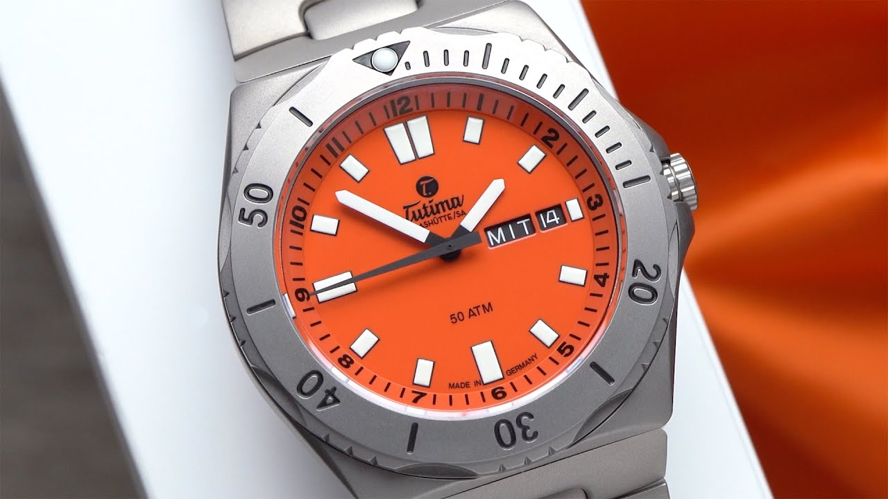 Tutima M2 Seven Seas, now in Signal Orange. Don't sleep on this one.