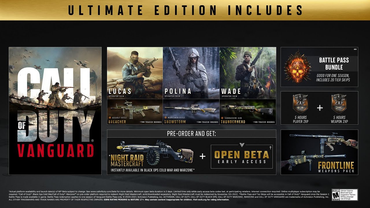 Upcoming :Call of Duty Vanguard Ultimate Edition