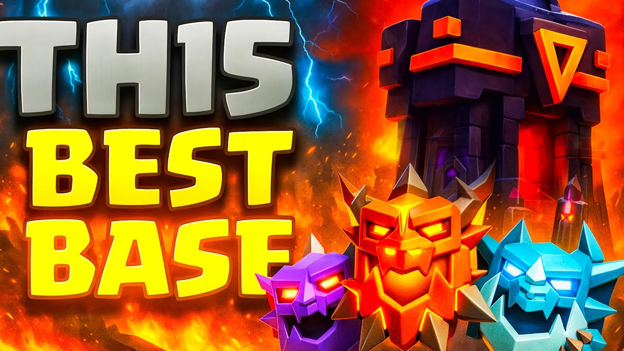 NEW BEST TH15 BASE 🔥 Ranked Base Layout | Clash of Clans 2025